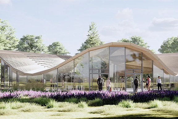 Argen-Pavillon Wangen im Allgäu – Location der StartDigital 2026 Argen-Pavillon auf dem Landesgartenschau-Areal in Wangen im Allgäu – Veranstaltungsort der StartDigital 2026